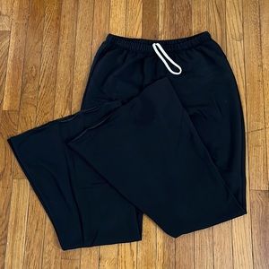 OFFLINE By Aerie OTT Fleece Super Flare Pant Black sz M